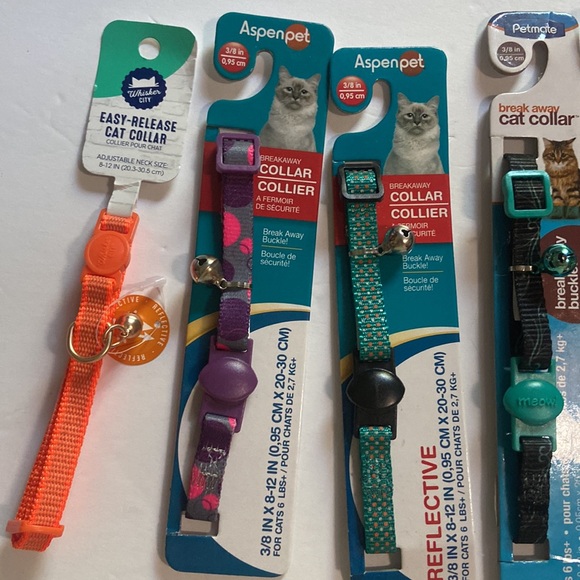 8 brand new cat collars all sold together brand new - Picture 4 of 7